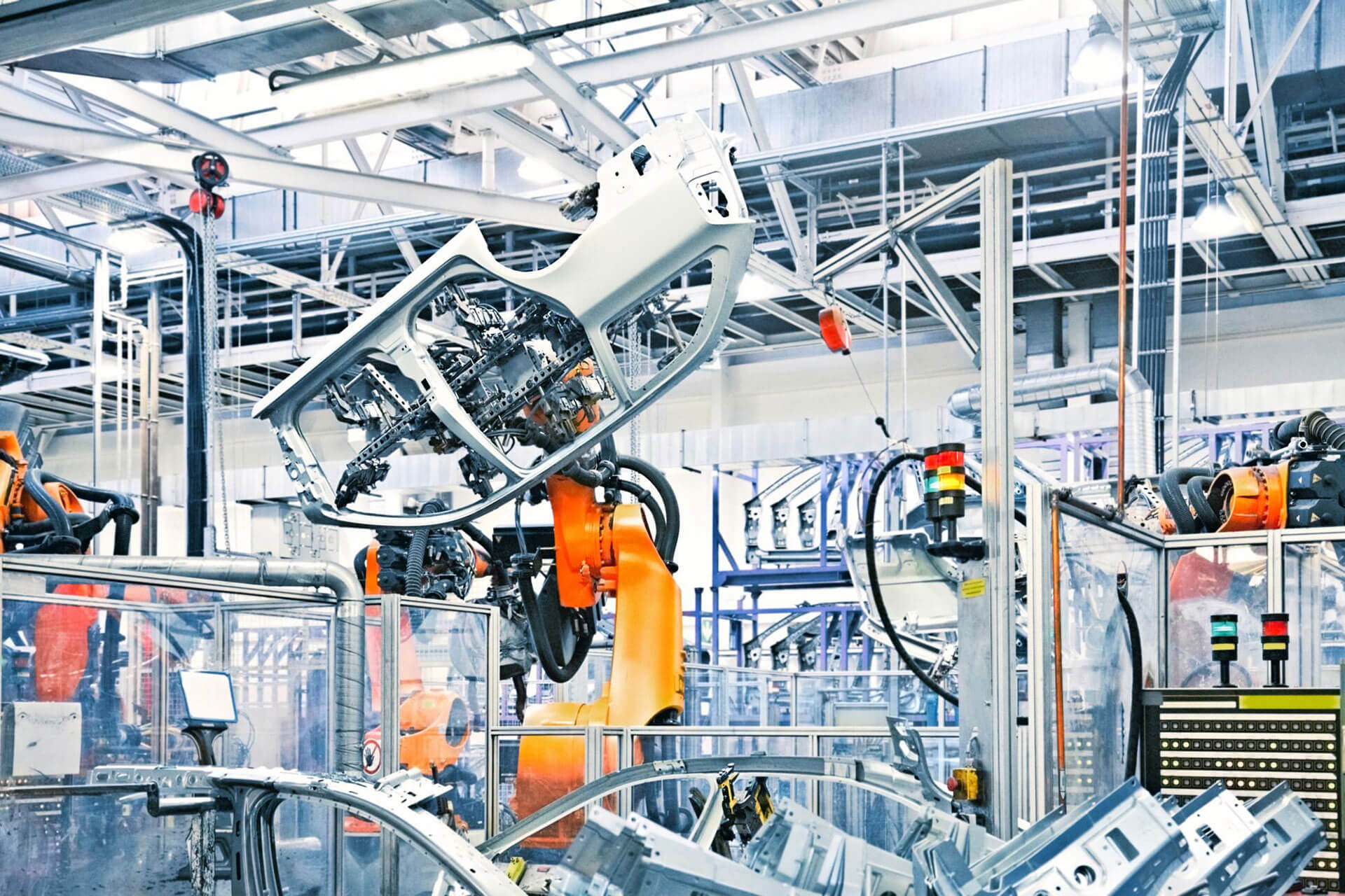 robots car factory transport services